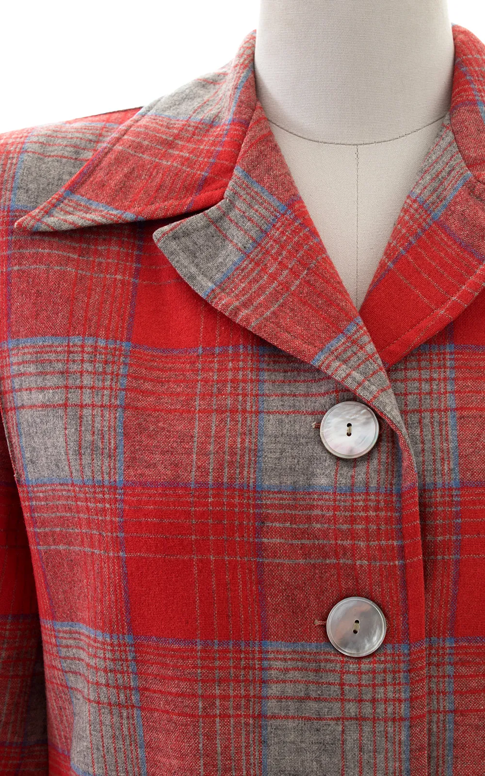 1950s Pendleton 49er Plaid Wool Jacket | large/x-large