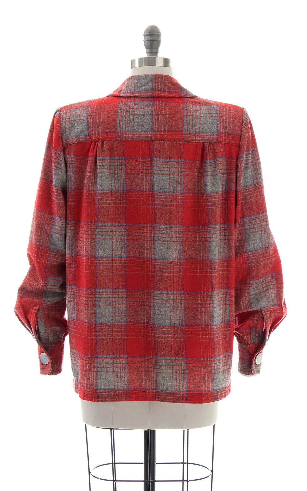 1950s Pendleton 49er Plaid Wool Jacket | large/x-large
