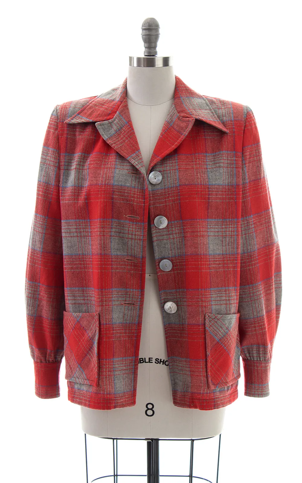 1950s Pendleton 49er Plaid Wool Jacket | large/x-large