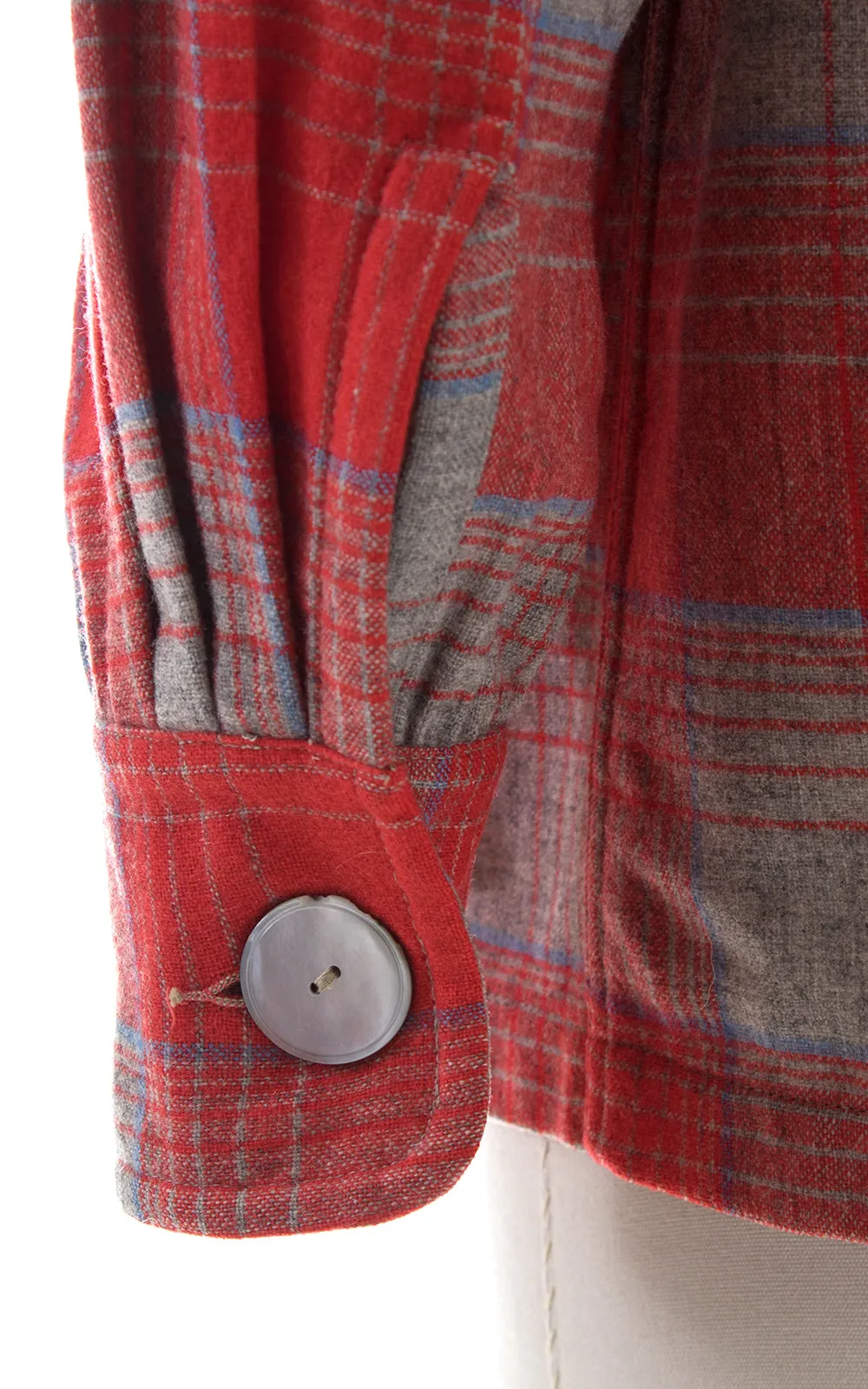1950s Pendleton 49er Plaid Wool Jacket | large/x-large