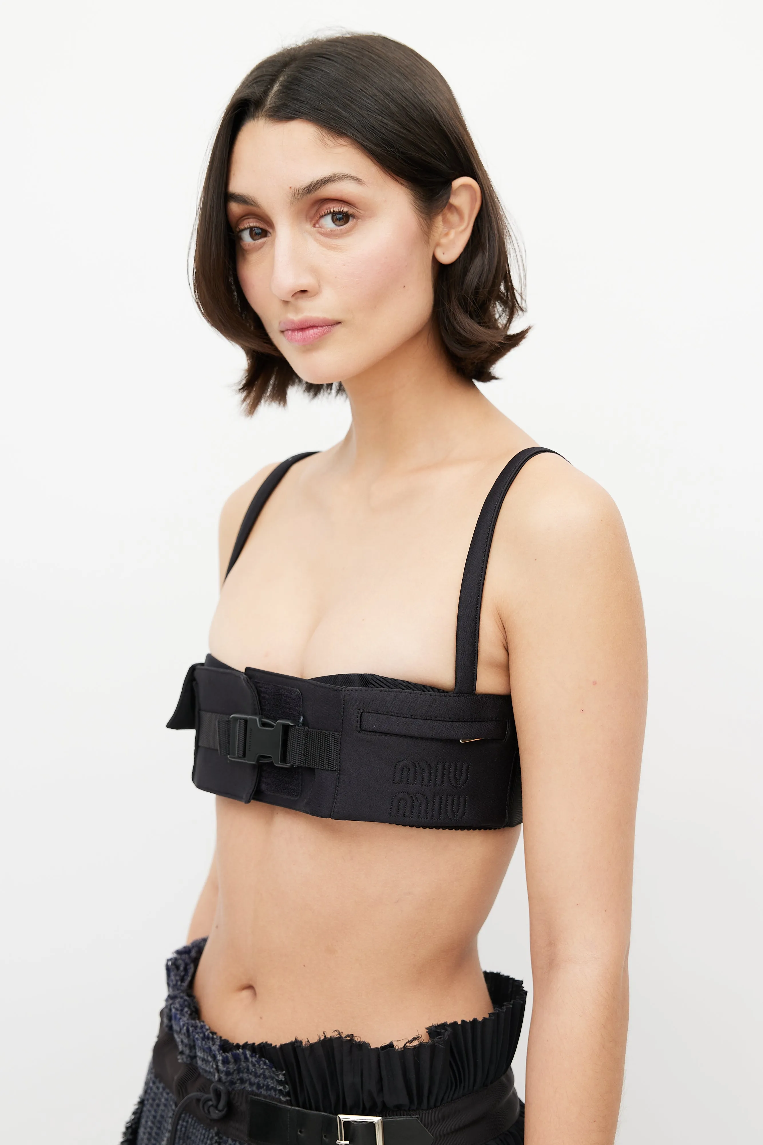 2023 Black Neoprene Cargo Bra