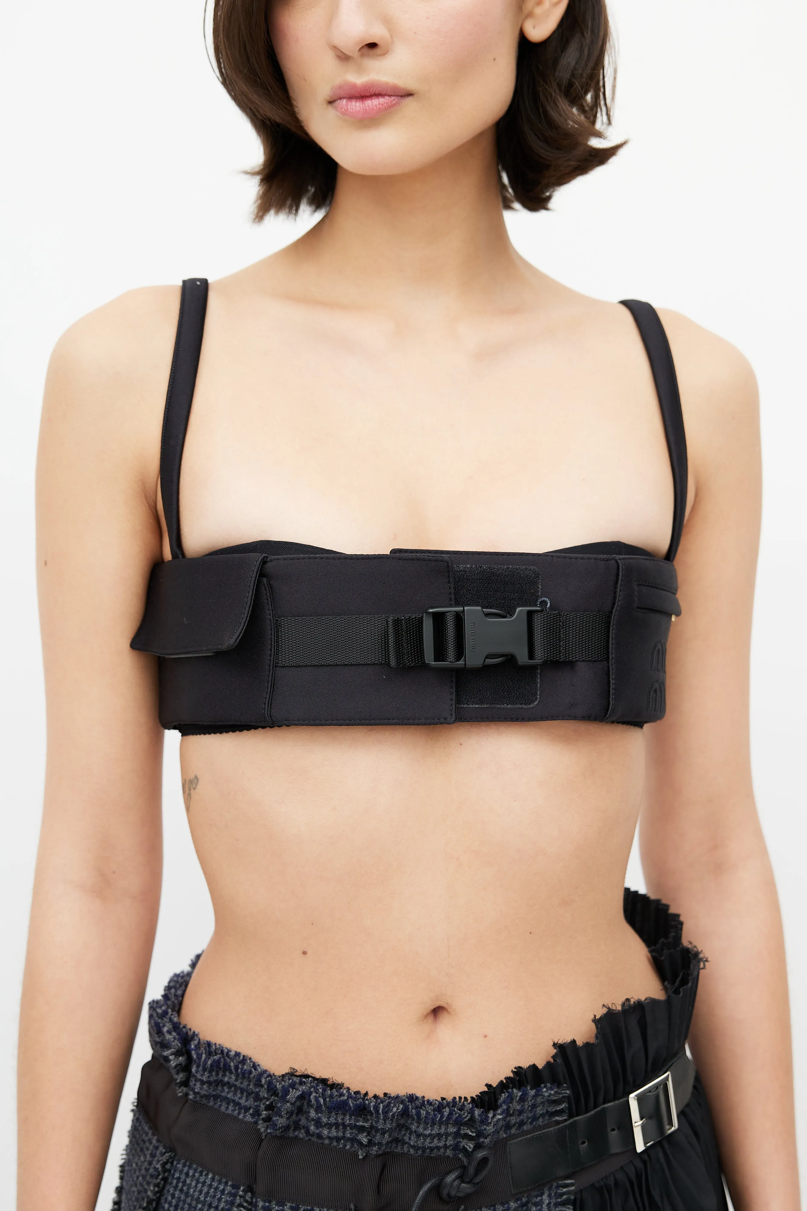 2023 Black Neoprene Cargo Bra