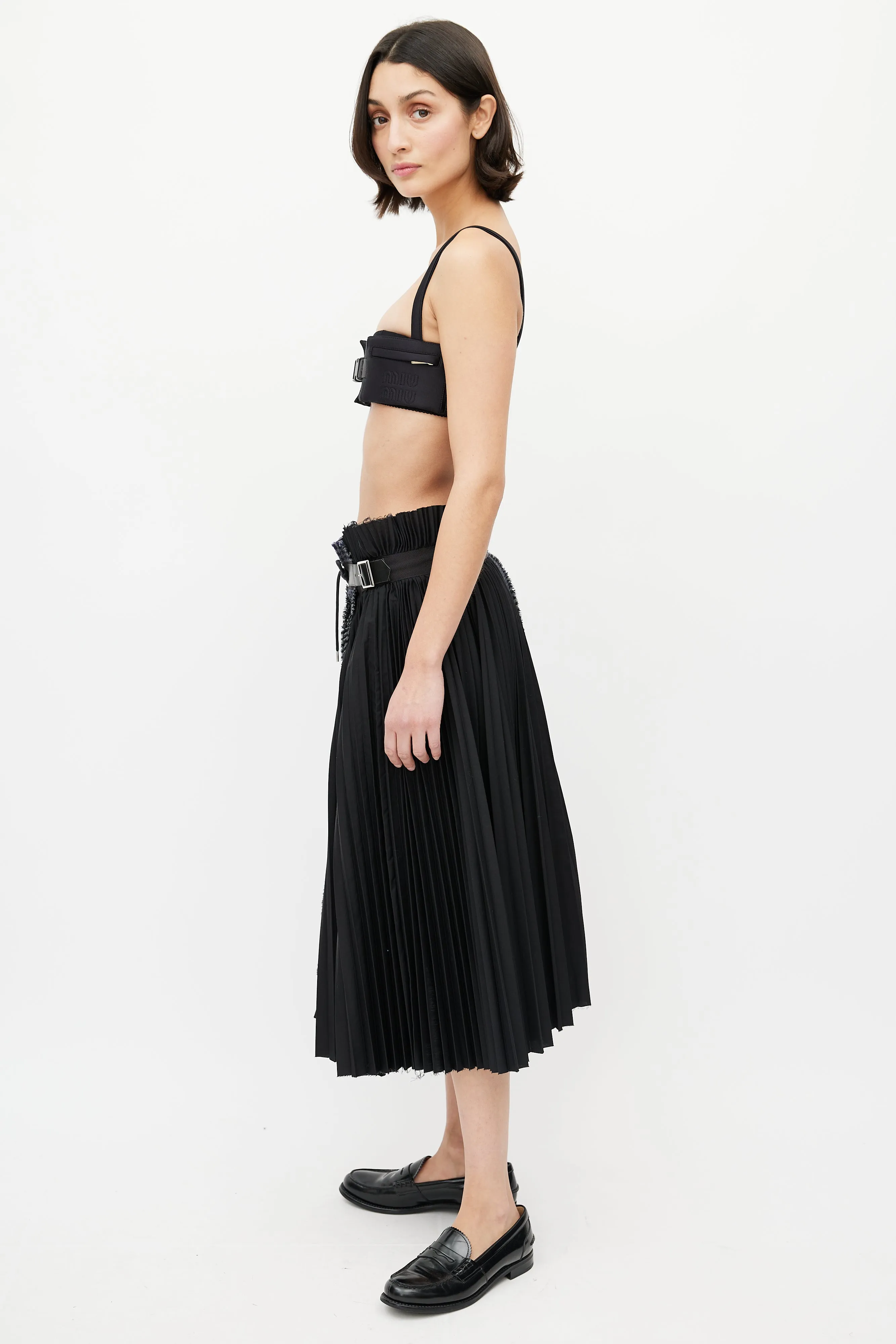 2023 Black Neoprene Cargo Bra