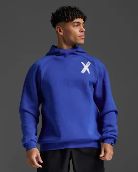 2XU Mens Motion Hoodie - Surf/White