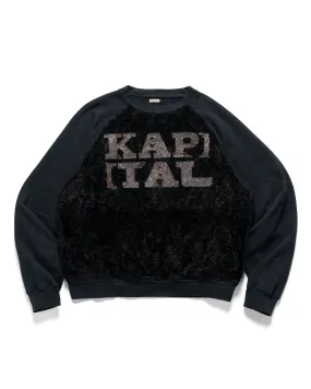 30/-SWTxFur GRIZZLY SWT (SPEAKEASY KAPITAL) Black