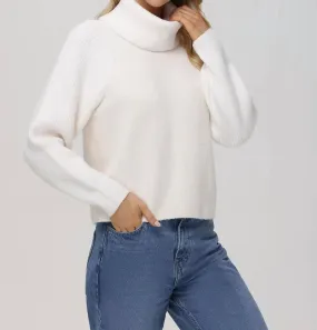 525 America - Mckenzie Mixed Media Removable Collar Sweater