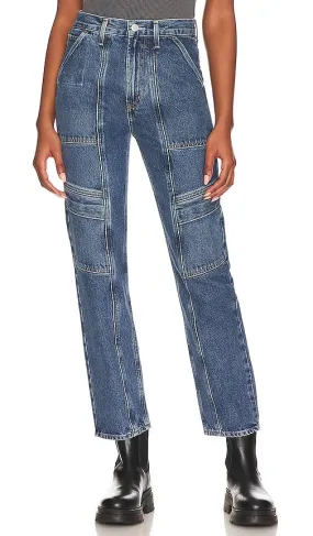 AGOLDE Cooper Cargo in Denim-Dark