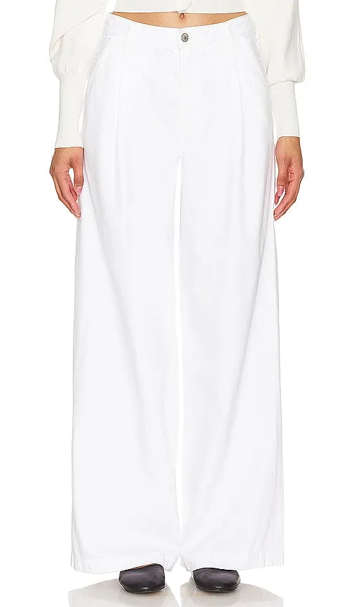 AGOLDE Ellis Trouser in White