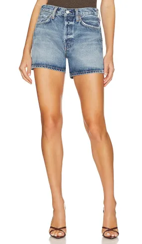 AGOLDE Parker Long Short in Denim-Medium