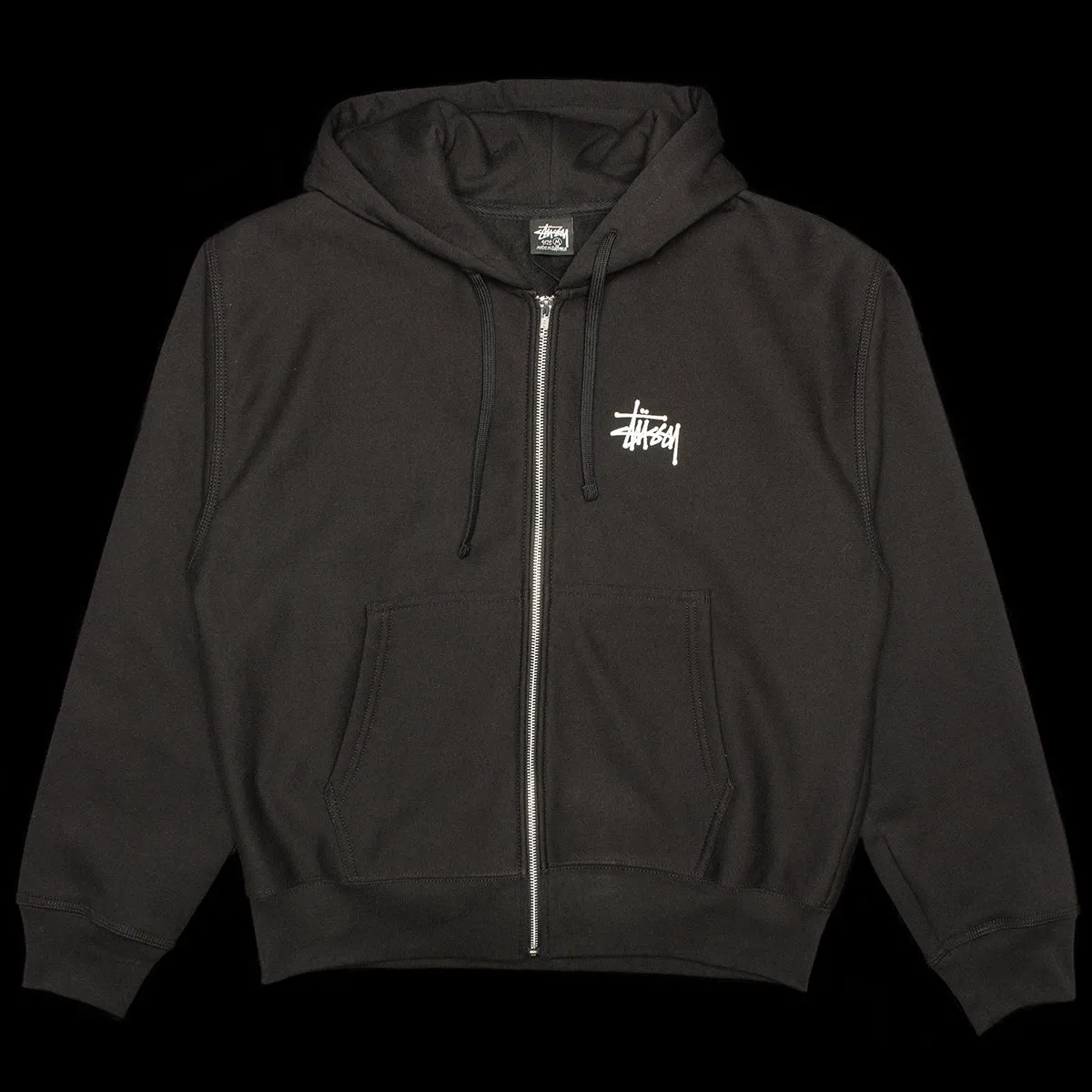 Basic Stussy Zip Hoodie