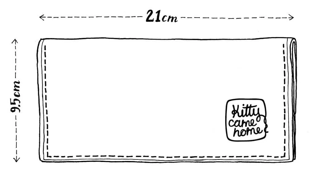 Bi-fold Clutch - Moonage daydream