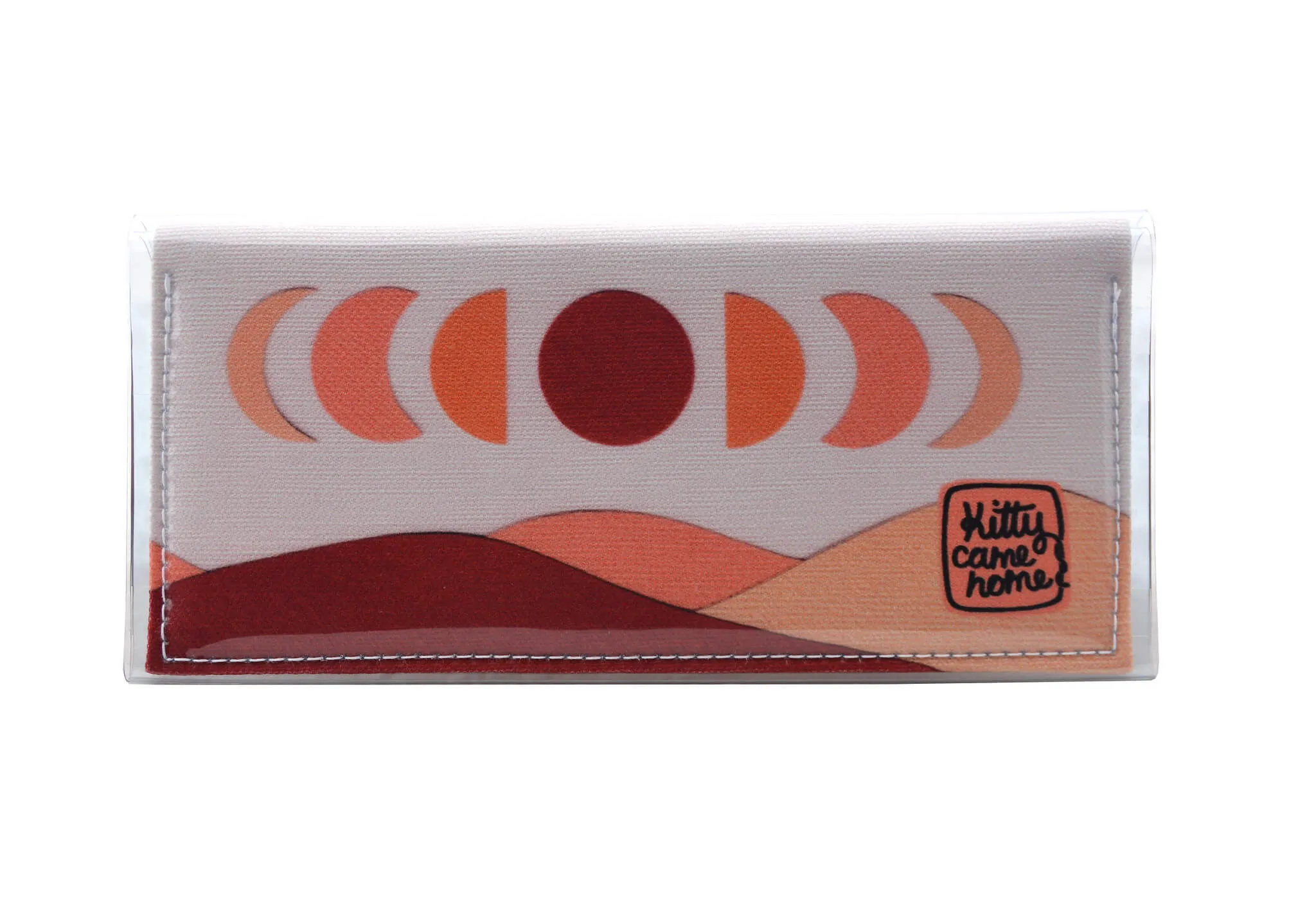 Bi-fold Clutch - The same moon shines