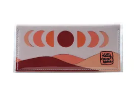 Bi-fold Clutch - The same moon shines