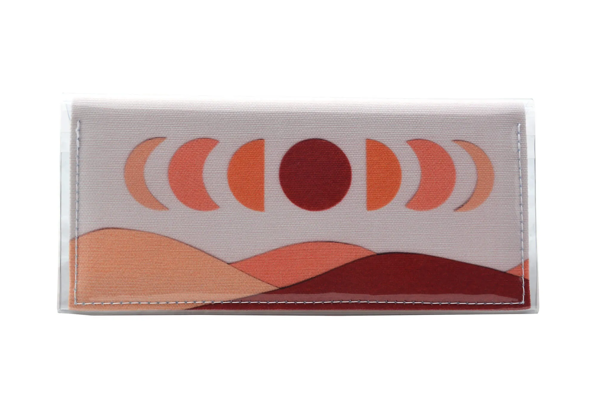 Bi-fold Clutch - The same moon shines