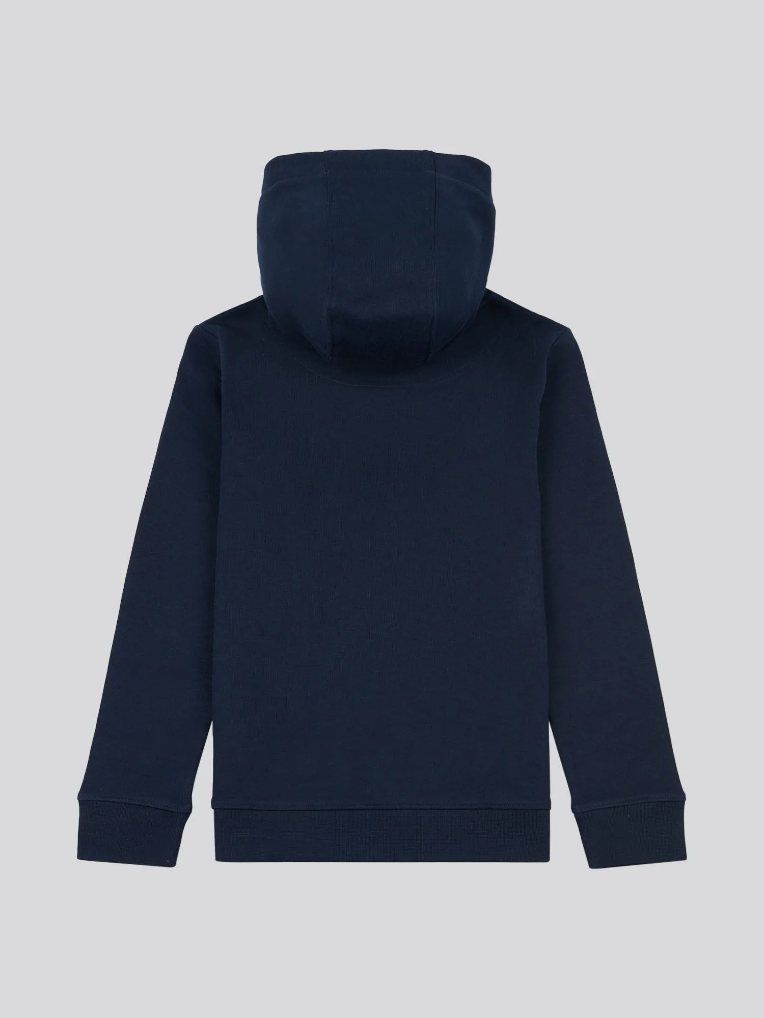 Boys Double Horsemen Statement Hoodie in Dark Sapphire Navy