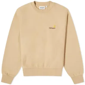 Carhartt Wip American Script Sweatshirt, beige