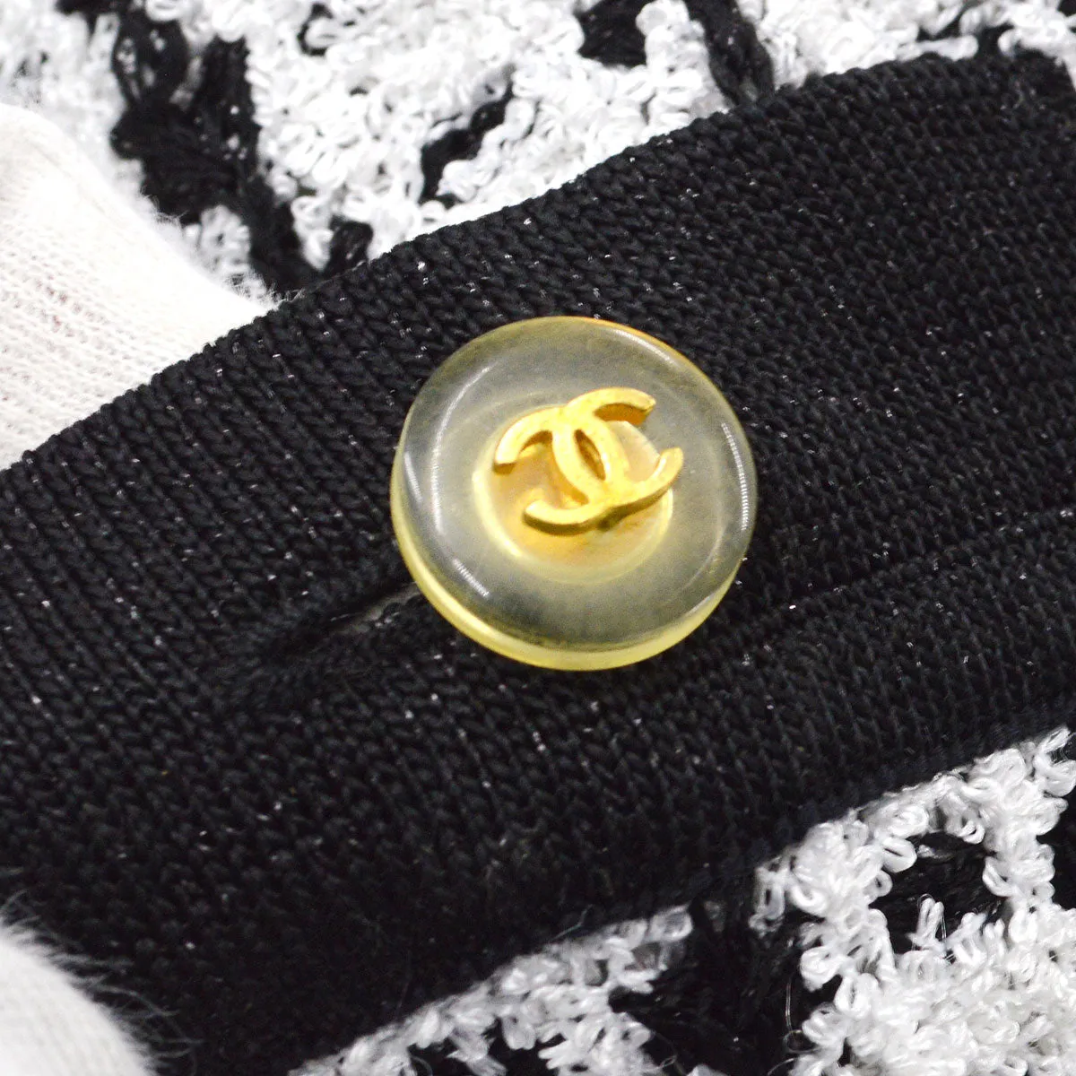CHANEL 1997 Spring CC-button bouclé top and cardigan twinset #42