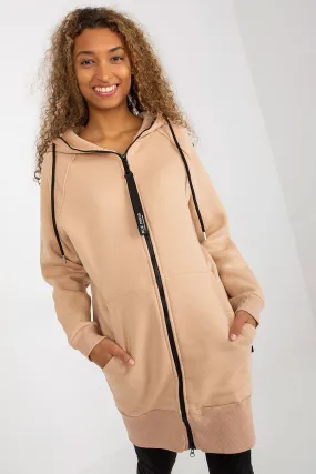 Chic Parisian Zip-Up Sweatshirt for Urban Style