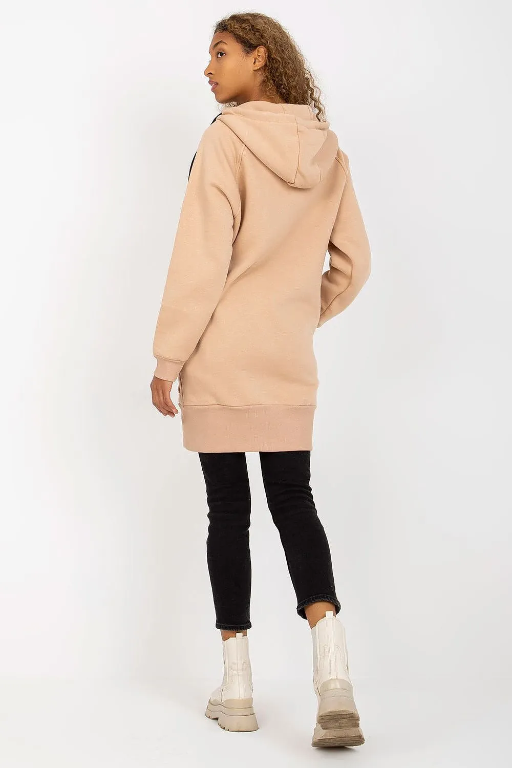 Chic Parisian Zip-Up Sweatshirt for Urban Style
