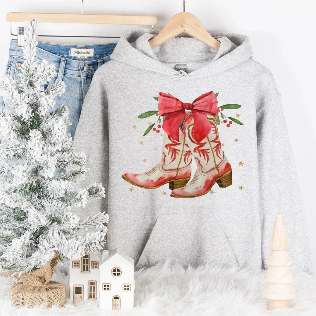 Christmas Boots Sweatshirts