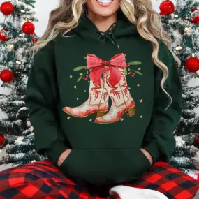 Christmas Boots Sweatshirts