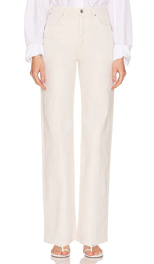 Citizens of Humanity Annina Wide Leg in Ivory