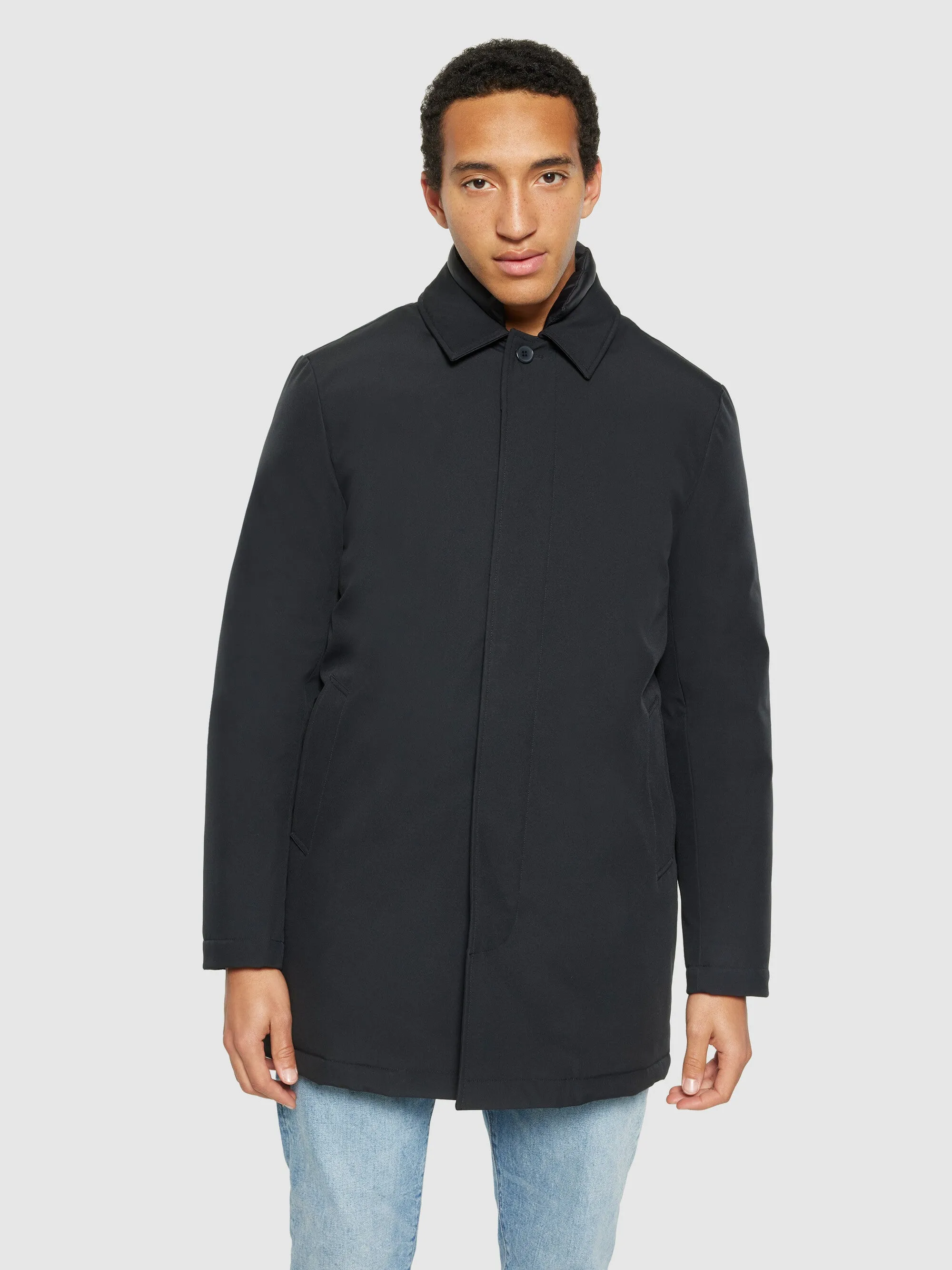 CLIMATE SHELL™ car coat jacket - GRS/Vegan - Black Jet