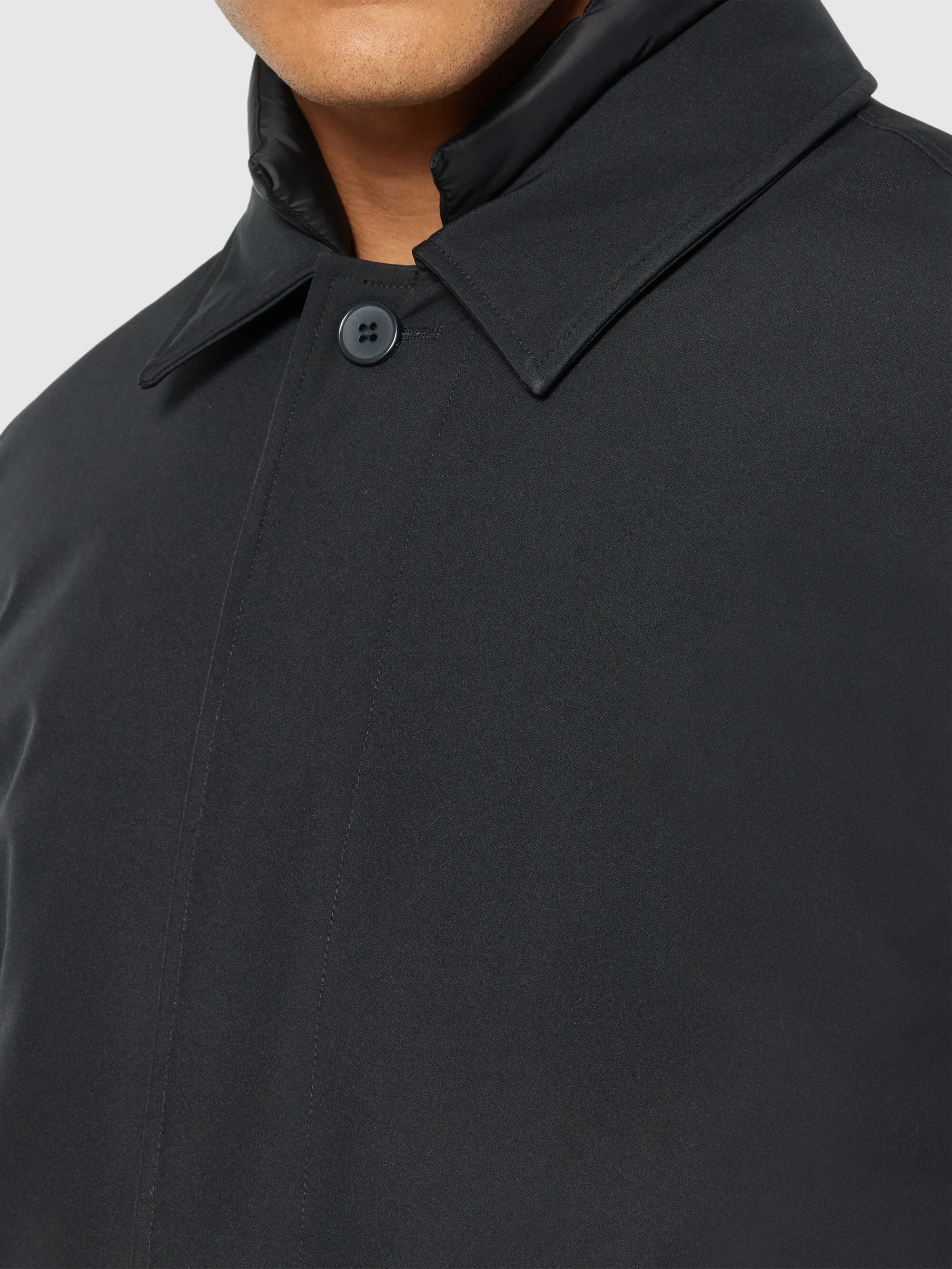 CLIMATE SHELL™ car coat jacket - GRS/Vegan - Black Jet
