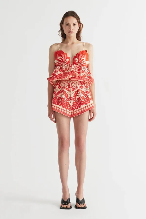CLOVER FLOWER CROP TOP