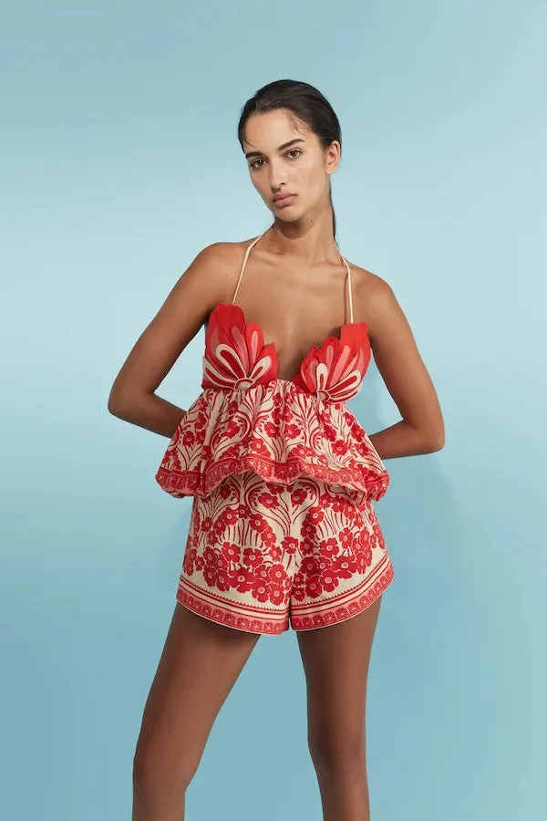 CLOVER FLOWER CROP TOP