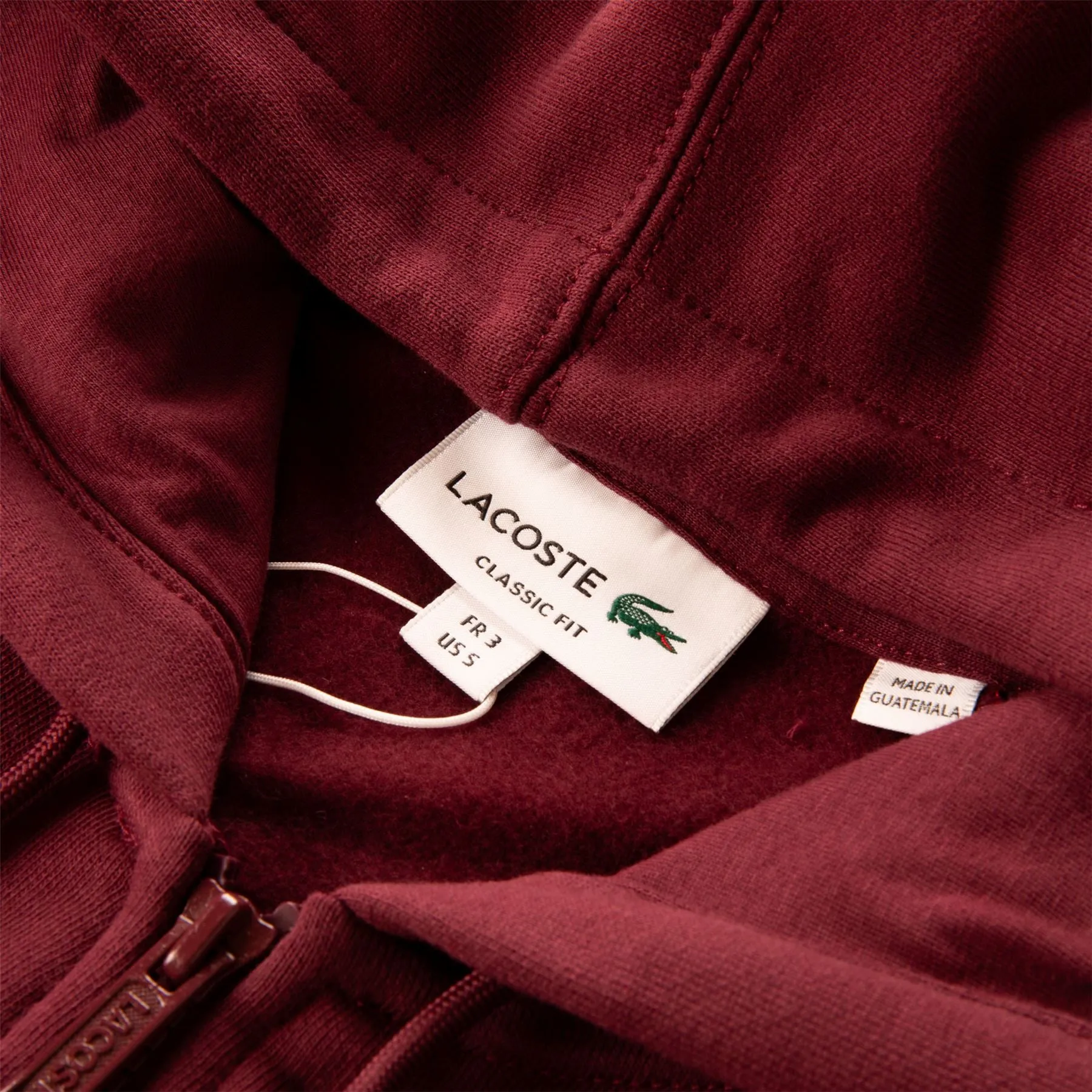 Colorblock Hoodie Bordeaux/Red/White - SS24