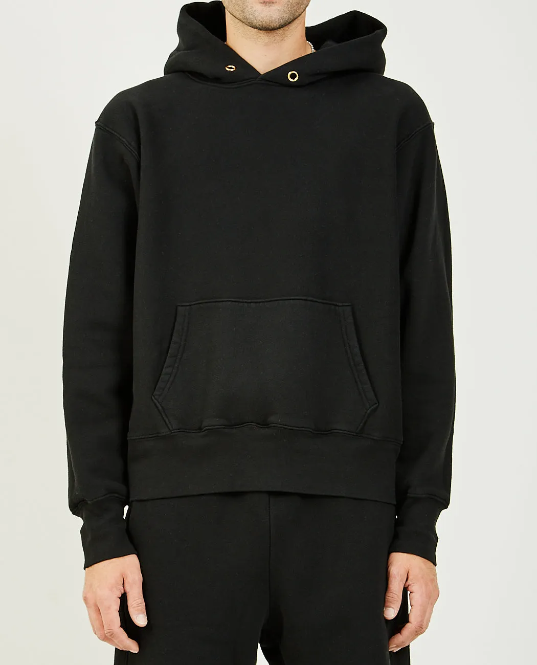 Cropped Hoodie Jet Black