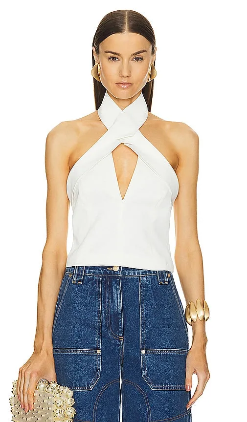 Cult Gaia Danil Top in White