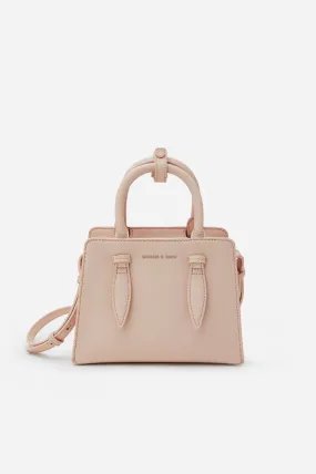 Double Top Handle Structured Bag