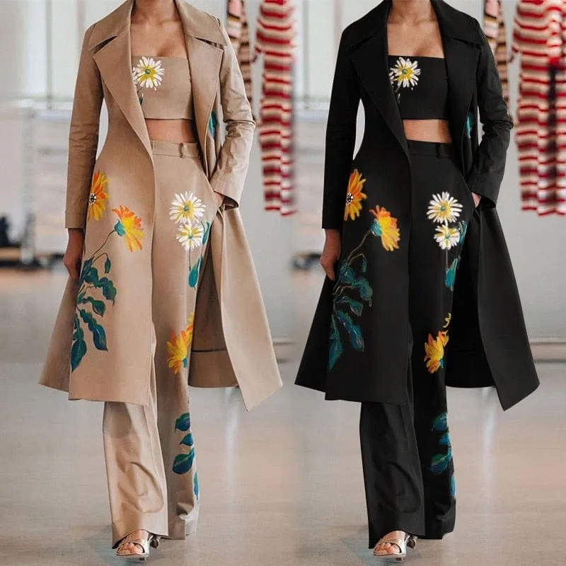 Flower Chic Suit (3Pcs)