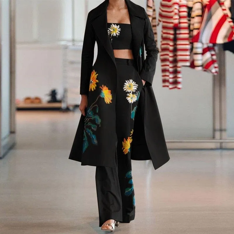 Flower Chic Suit (3Pcs)