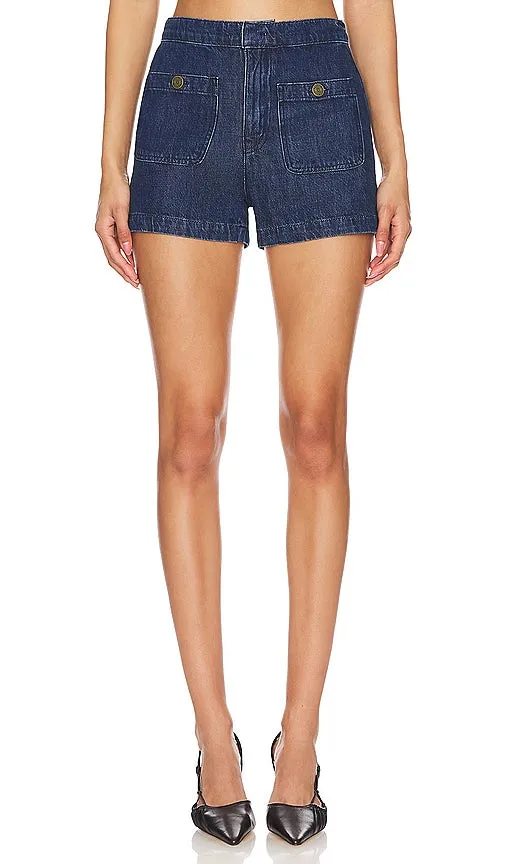 FRAME Trouser Short in Blue
