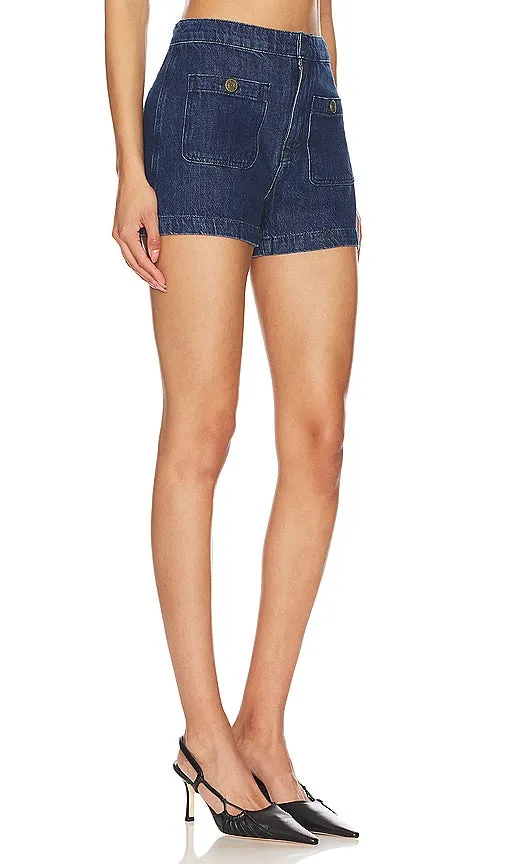 FRAME Trouser Short in Blue