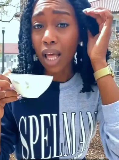 Handmade Lyneezy Spelman 1881 Half and Half Navy Grey Solid Crew Neck Sweatshirt or Long Sleeve T-Shirt