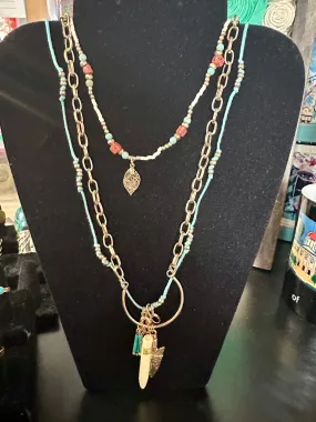 Layered necklace