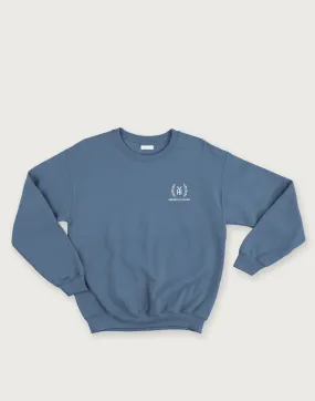 MONOGRAM CREW MODERN BLUE