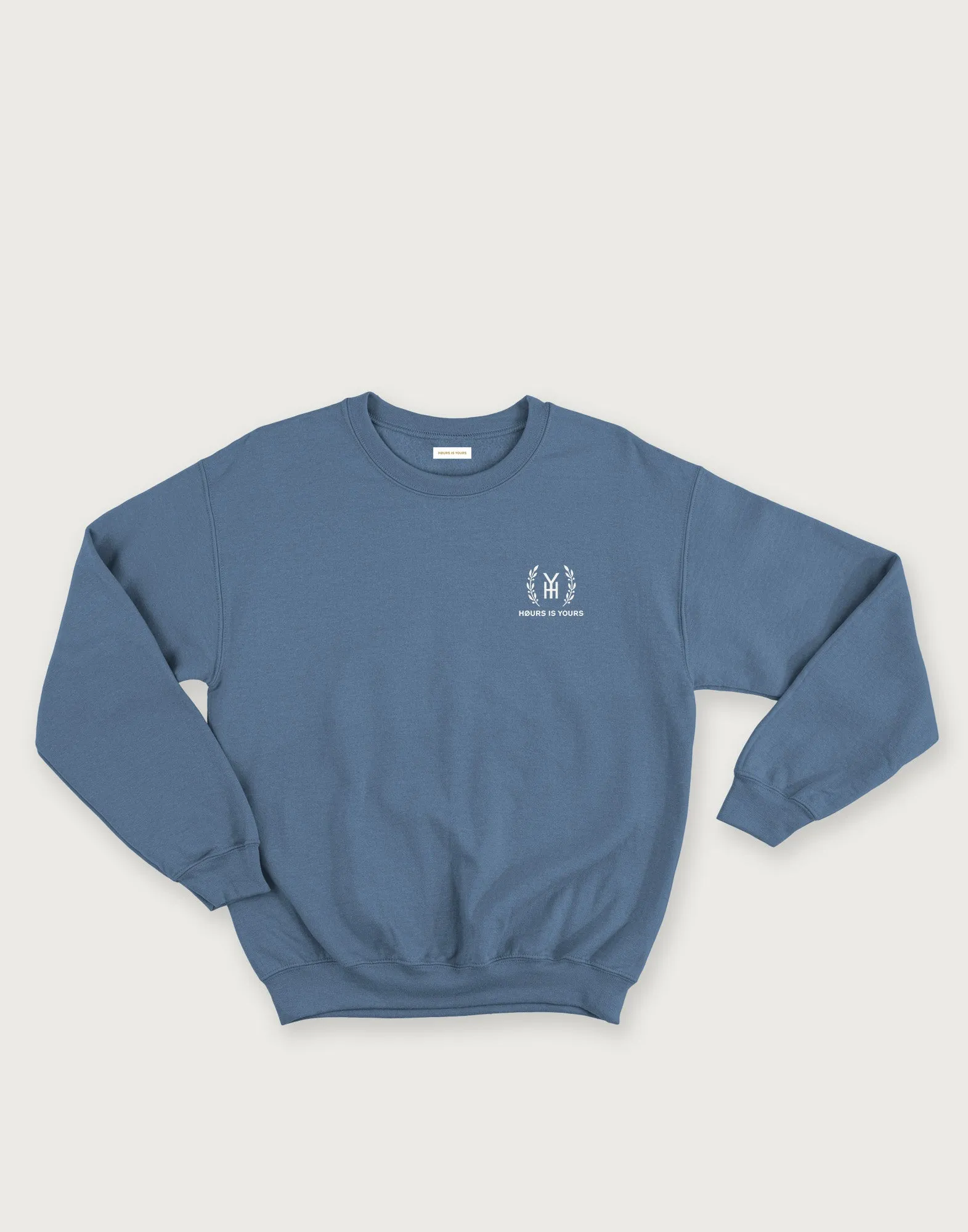 MONOGRAM CREW MODERN BLUE