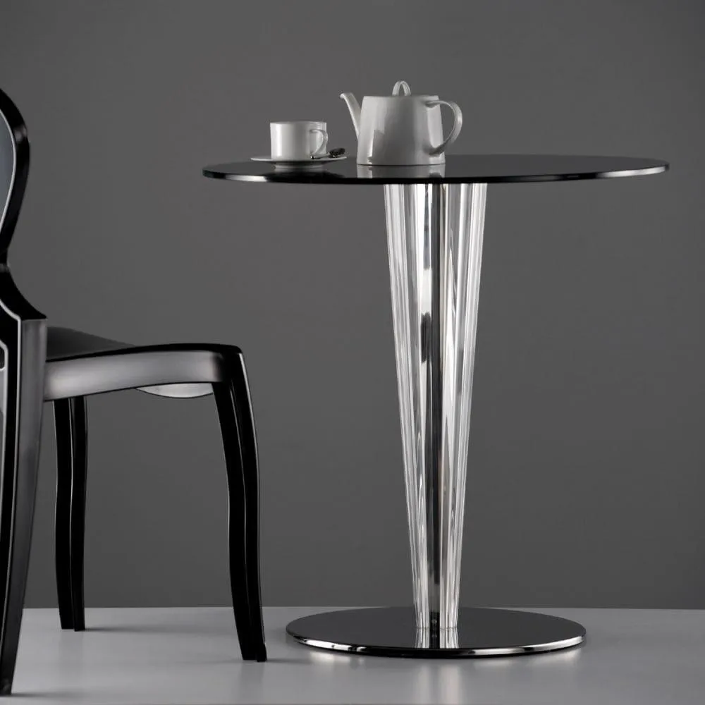 Pedrali Krystal 4411KR table base polished steel H.71.5 cm.