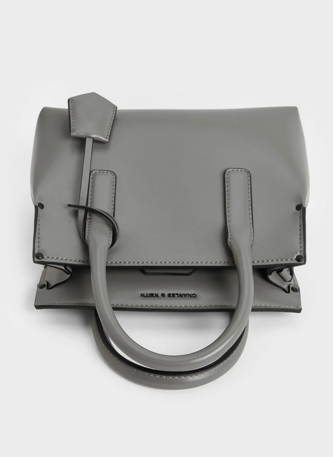 Rene Structured Top Handle Bag