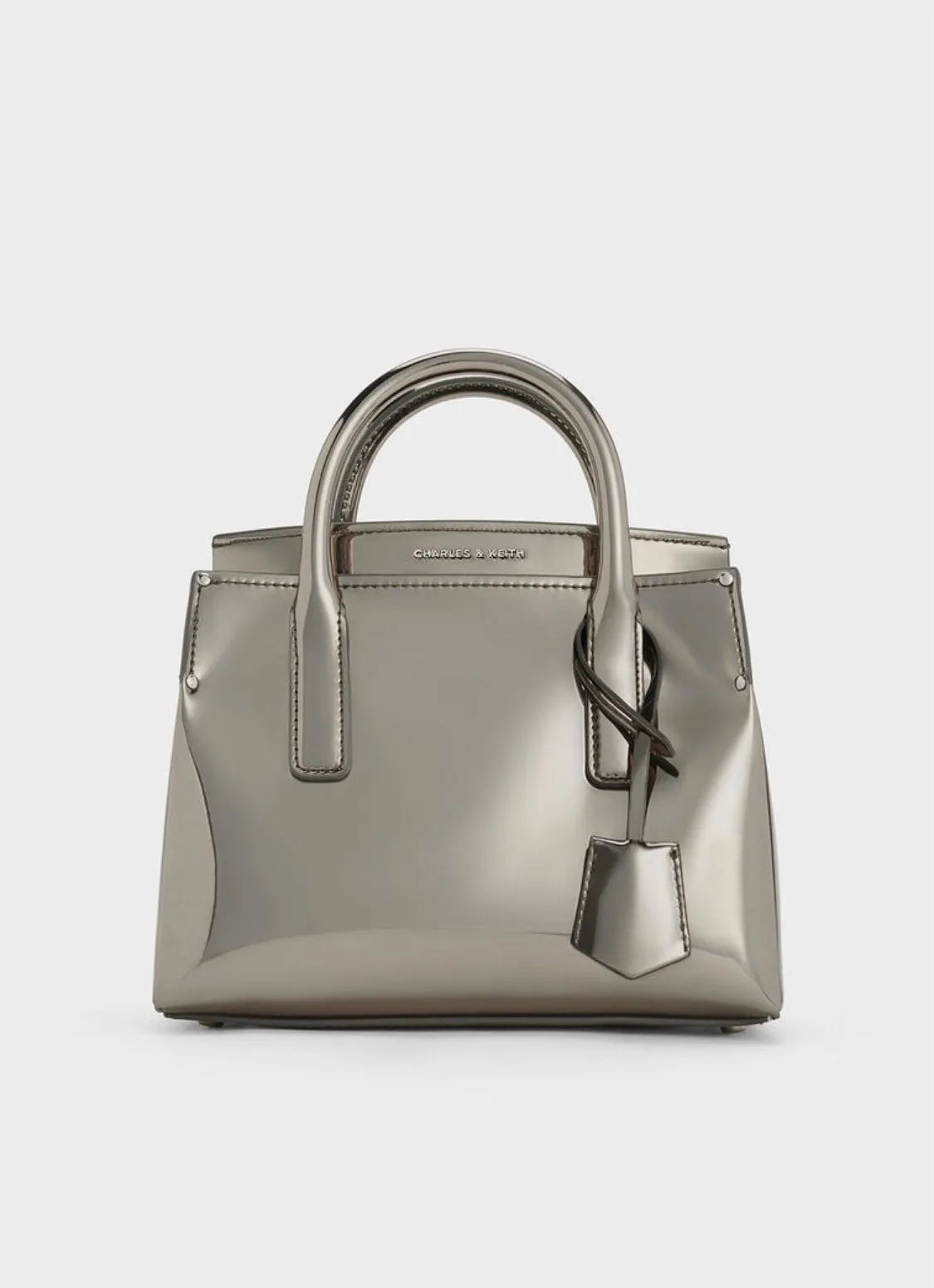 Rene Structured Top Handle Bag