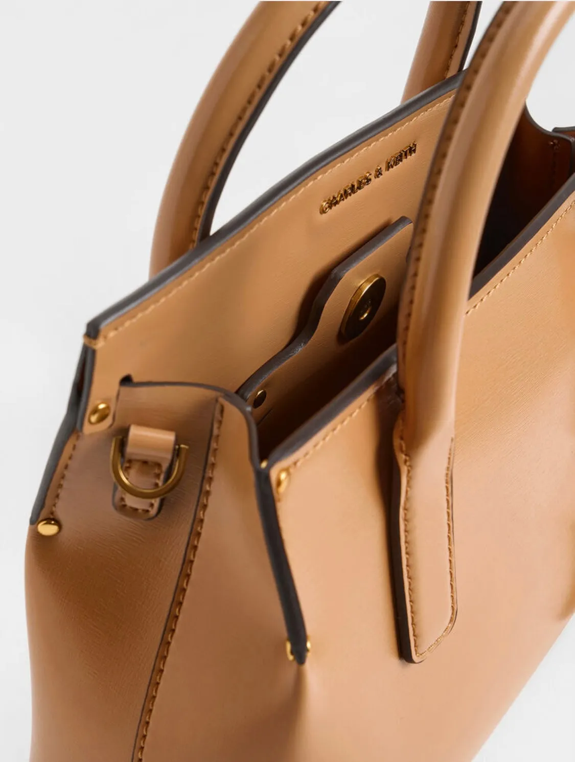 Rene Structured Top Handle Bag