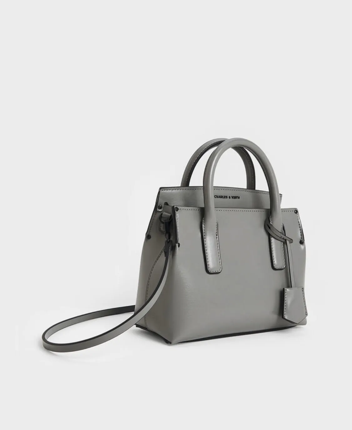 Rene Structured Top Handle Bag