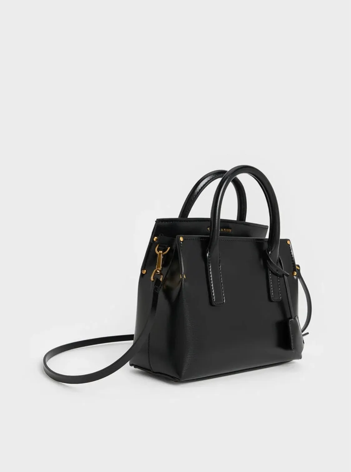 Rene Structured Top Handle Bag