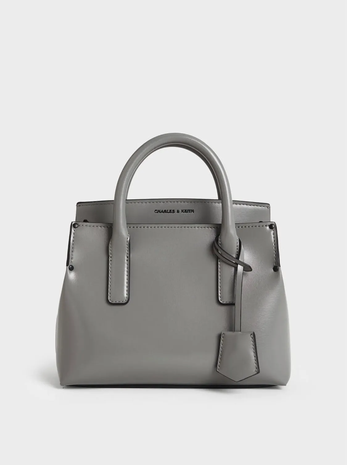 Rene Structured Top Handle Bag