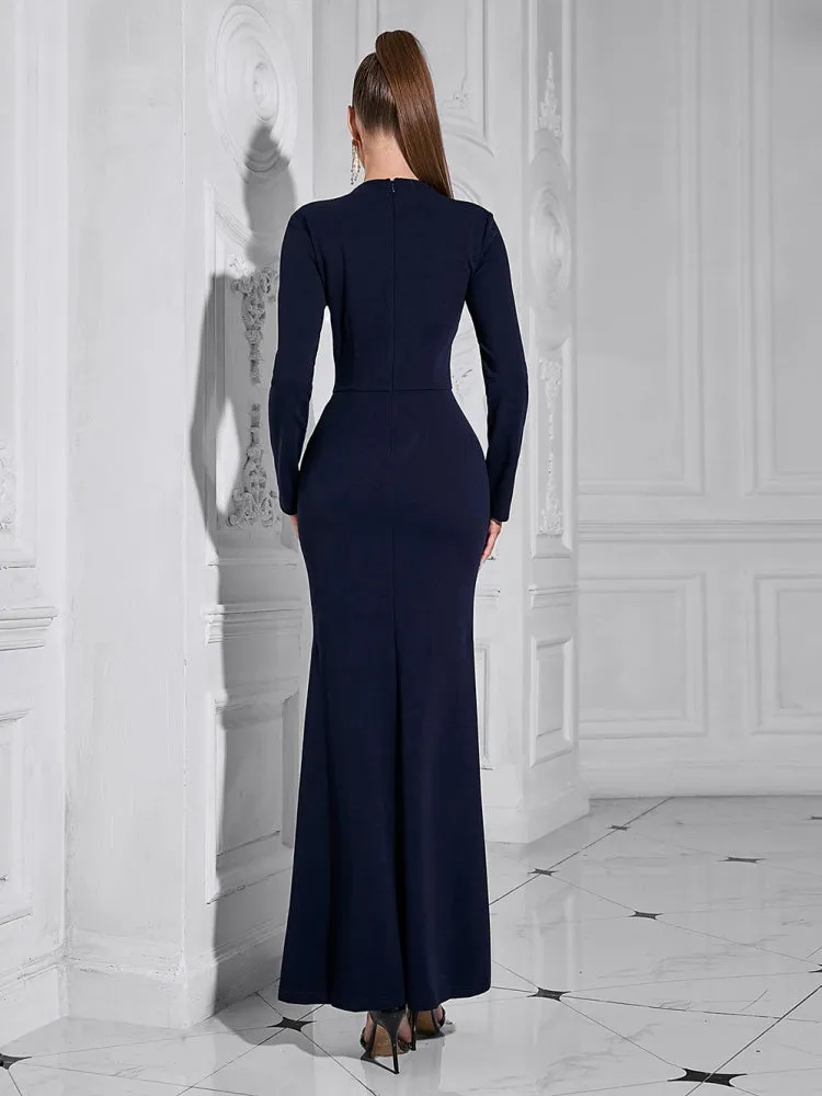 Simple Chic Hollow Back Bodycon Dress